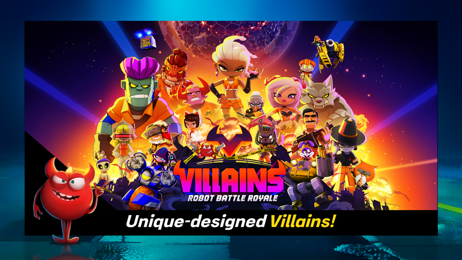 Villains: Robot BattleRoyale - 1.5.5 - (iOS)