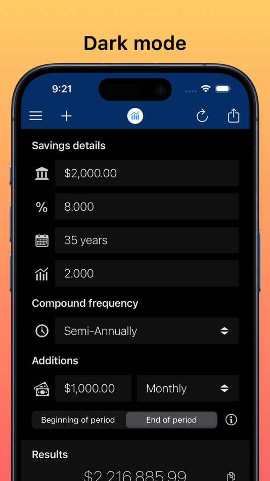 #6. Compound Interest Calc + (iOS) 게시자: Adam Fahlman