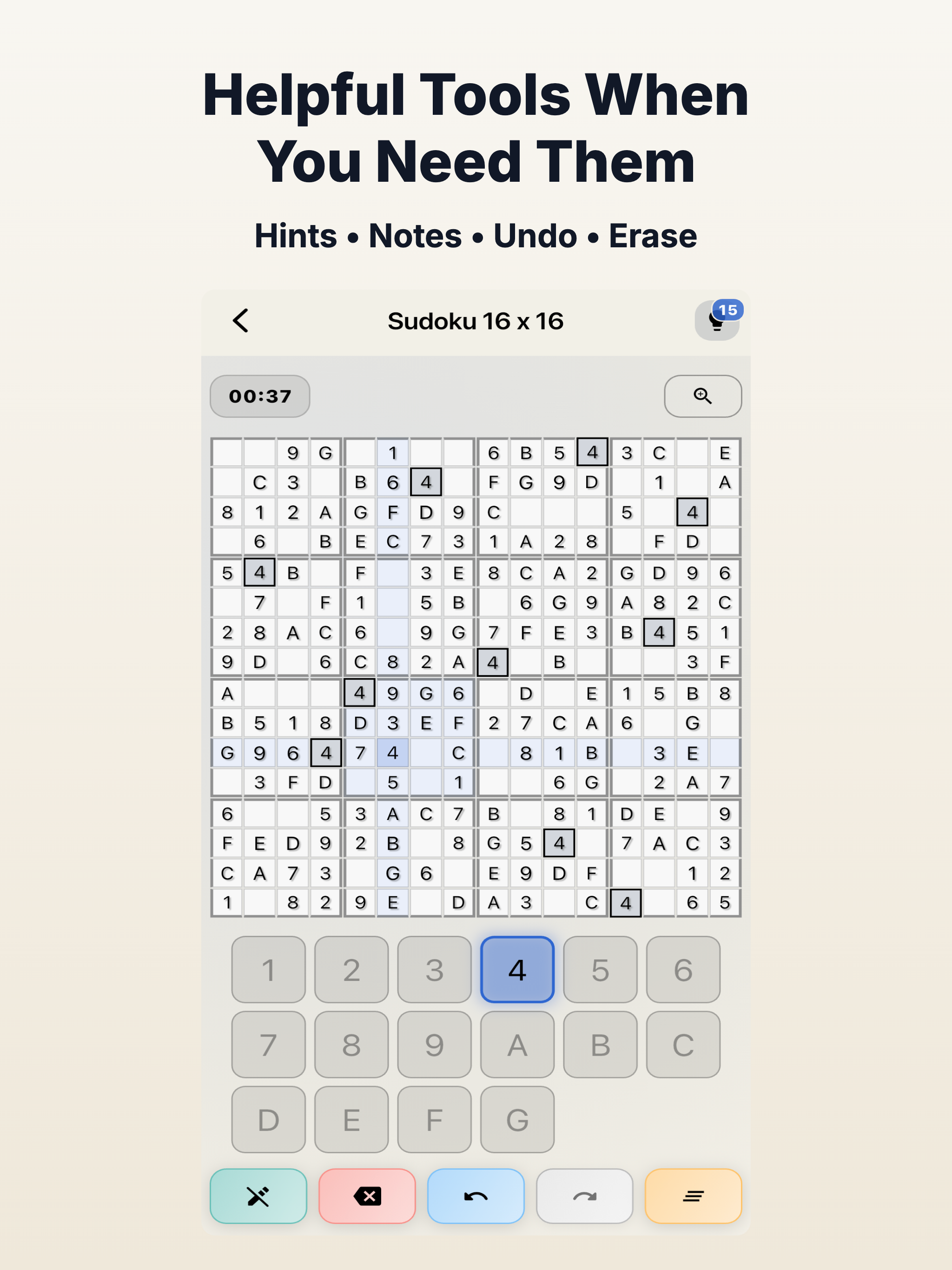 Sudoku Infinity 4x4–16x16 screenshot 12