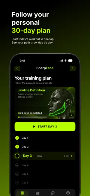 SharpFace: Jawline & Face Yoga screenshot 3