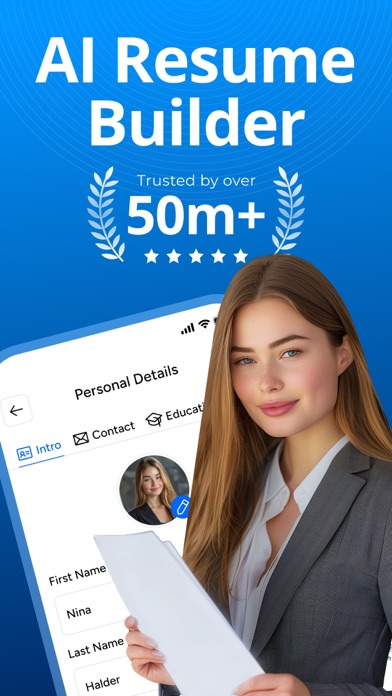 Screenshot #1 pour Resume Maker⁺