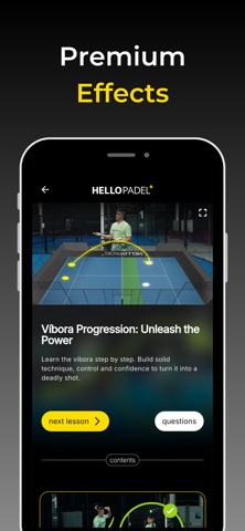 Hello Padel iPhone screenshot