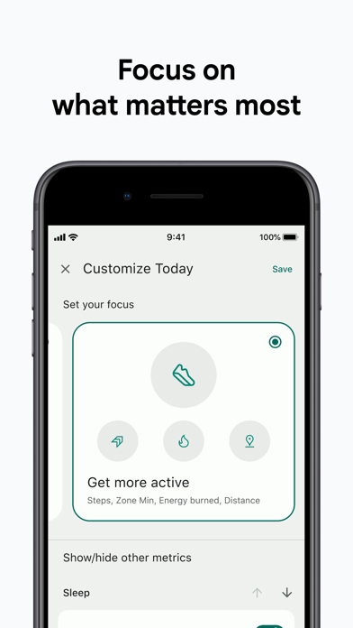 Google Health (Fitbit) iPhone screenshot 2