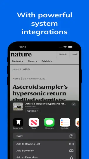 Скриншот Saved Links на iPhone 6