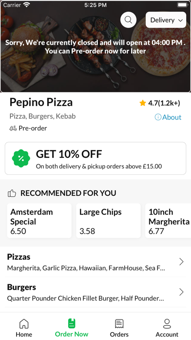 Pepino Pizza Screenshot