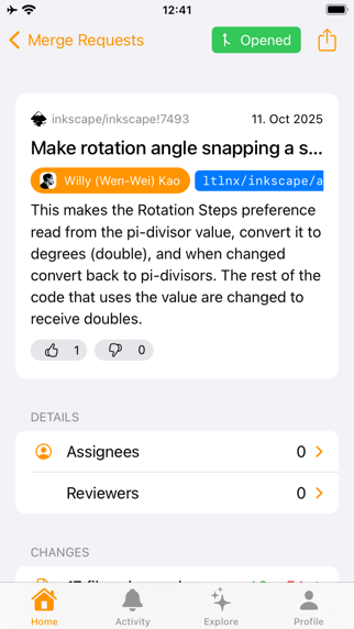 Tanuki for GitLab screenshot 4