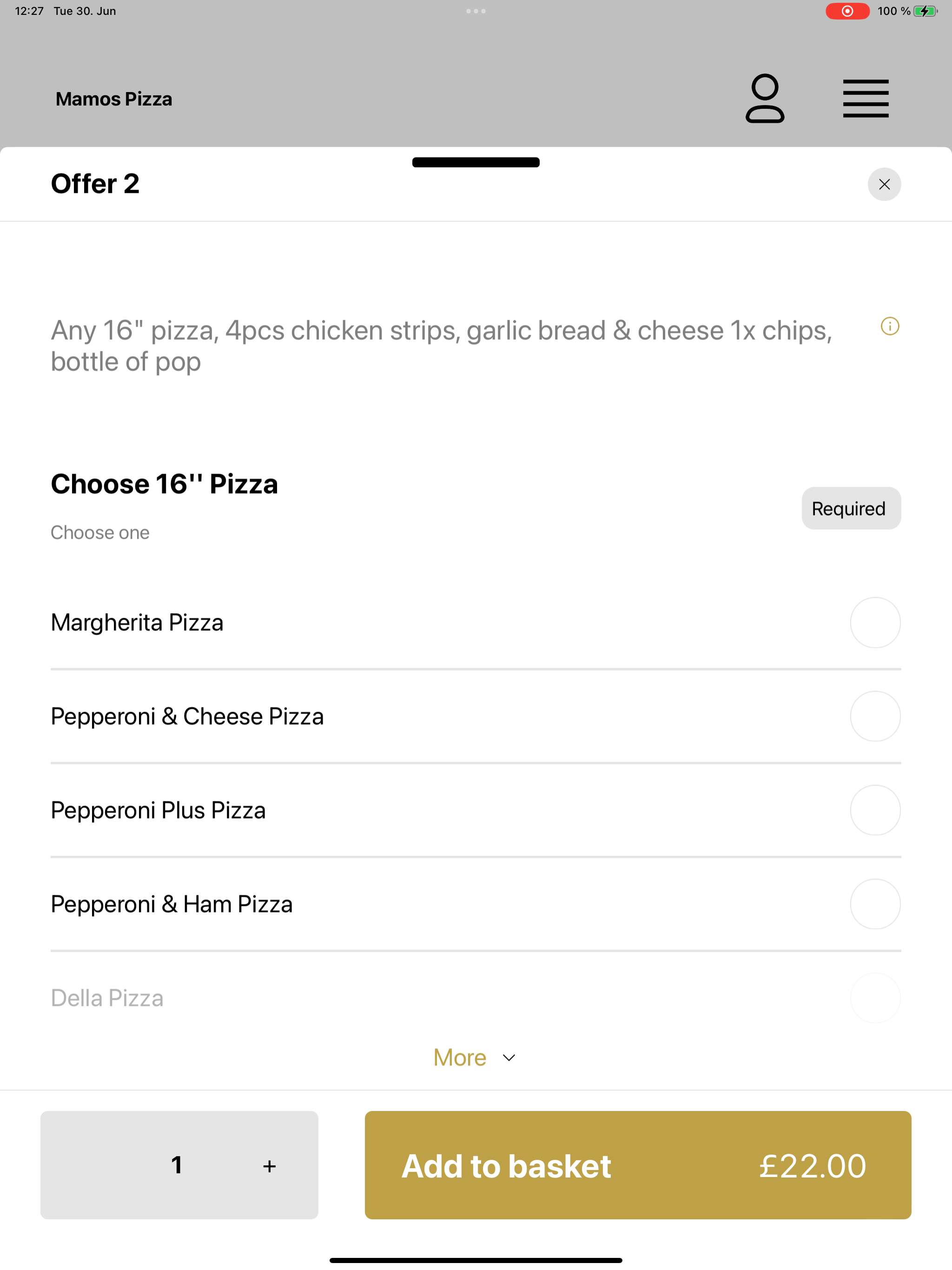 Mamos Pizza UK screenshot 9