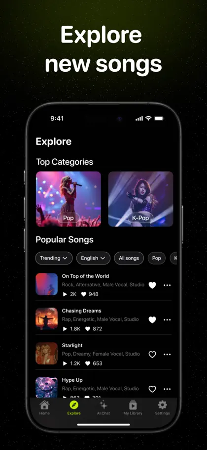 Song AI: AI Music Generator screenshot 3 of 6