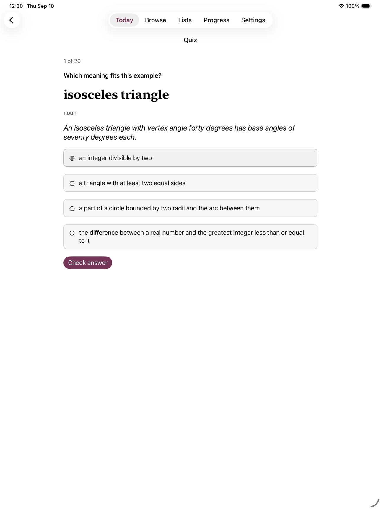 Screenshot 8 of Wordbook for GRE® Test