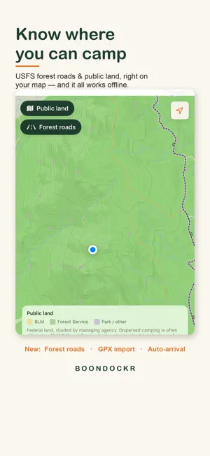 Boondockr: Camping Log screenshot 2