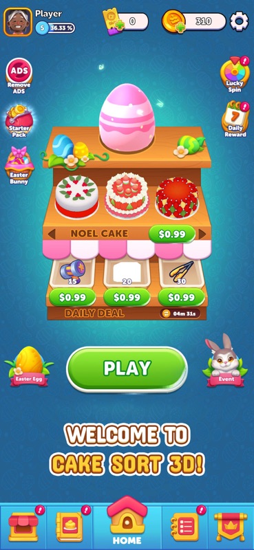 Cake Sort 3D screenshot 1