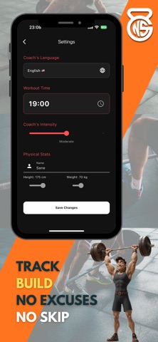 NoSkip: AI Gym Coach screenshot