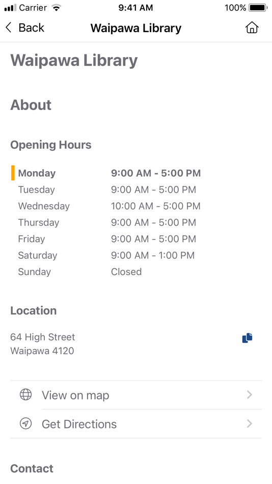 #6. CHB District Libraries Mobile (iOS) بواسطة: Department of Internal Affairs