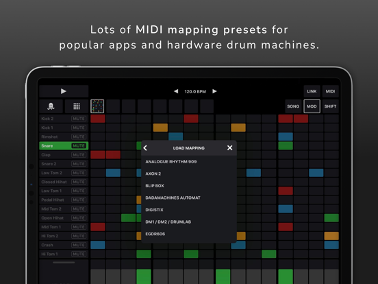 Screenshot #6 pour OCTACHRON MIDI Drum Sequencer