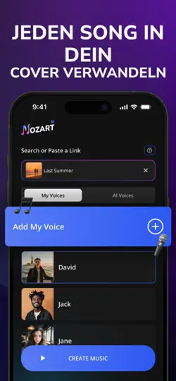 Screenshot von KI Musik Generator - Mozart auf dem iPhone 5