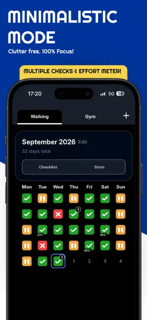 Check In Habit: Tracker, To Do screenshot 1