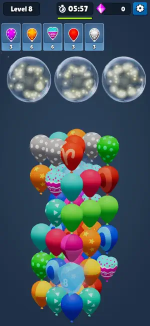 Balloon Match 3D! screenshot 3
