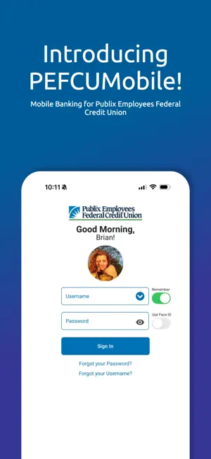 PEFCU Mobile Banking screenshot 1
