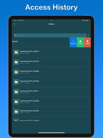 ZIP Opener・File Reader iPad screenshot