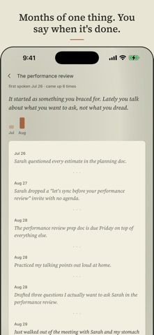 Dearly: AI Voice Journal iPhone screenshot