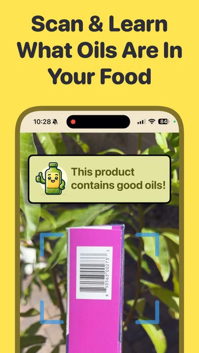 Seed Oil Food Scanner Screenshot
