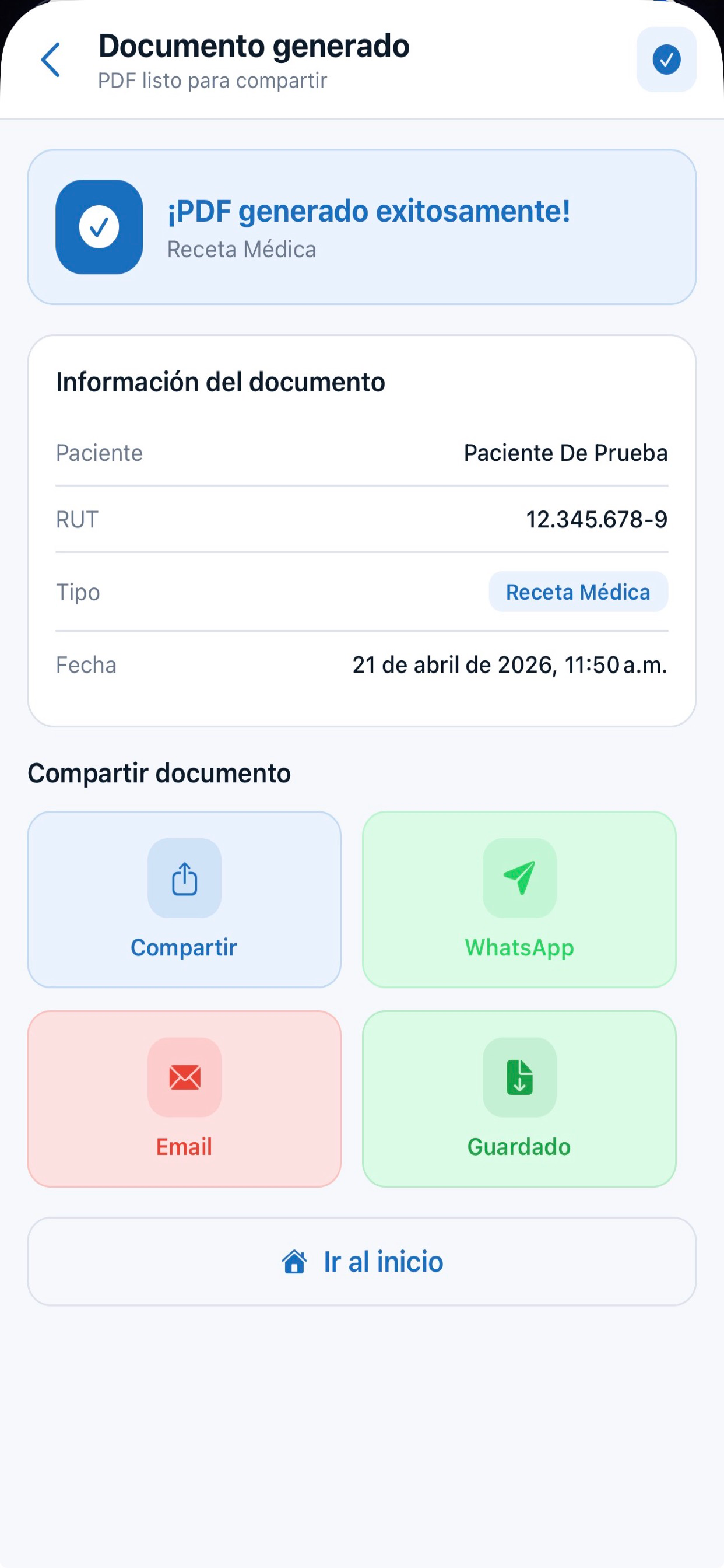 RecetaMED - Órdenes médicas