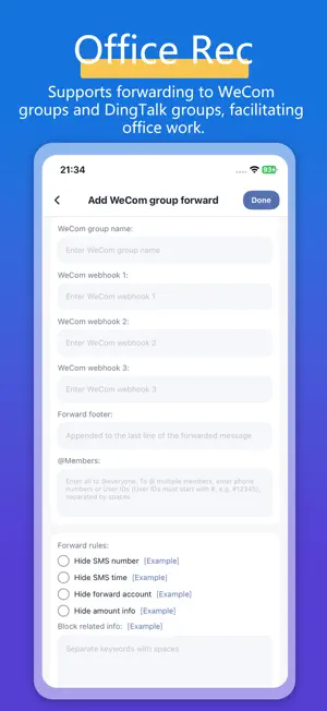 Forward Message - AutoFwd screenshot 2