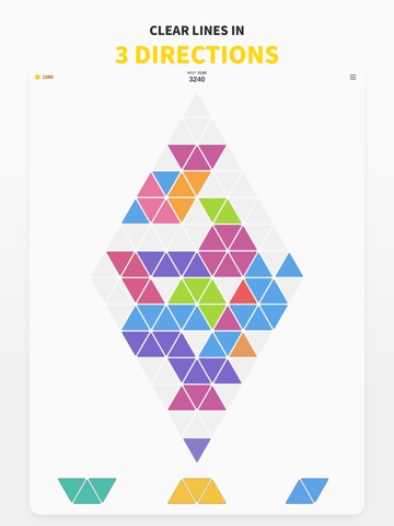 Triamond - Triangle Puzzle iPad screenshot