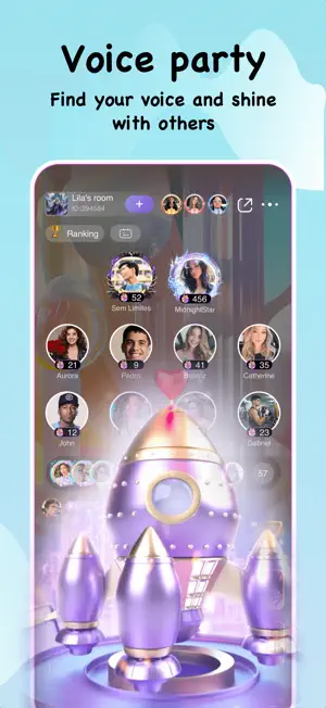 KaMeet - Live Rooms & Chat screenshot 1