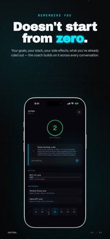 Cortex: Nootropic & Peptide AI Screenshot 4 of 6