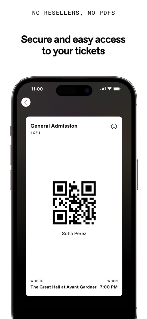 DICE: Live Shows - Digital Entry, Simplified