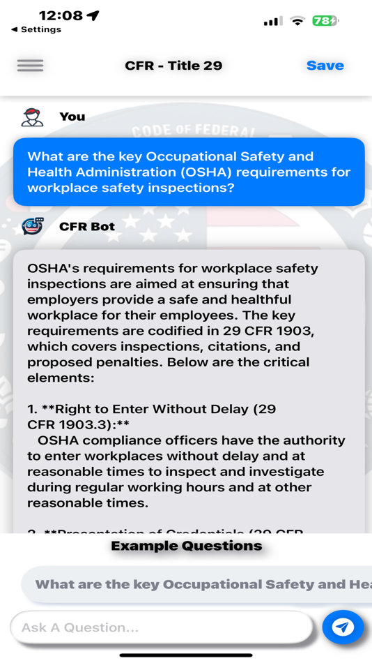#2. CFR AI - Title 29 (macOS) 由: Ryan Smerdon
