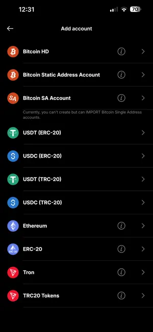 Mycelium Wallet screenshot 4