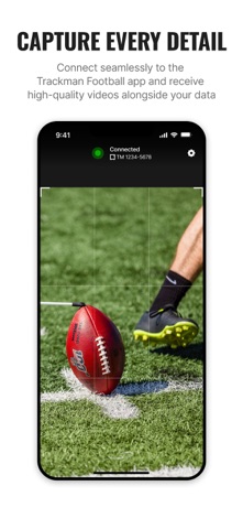 Trackman Football Camera iPhone screenshot