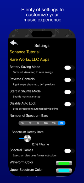 Sonance - Visual Music Player Screenshot 7 of 7