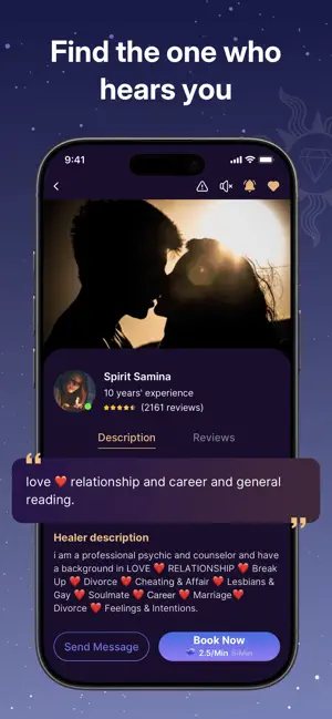 MyHealer Live Psychic Readings screenshot 2