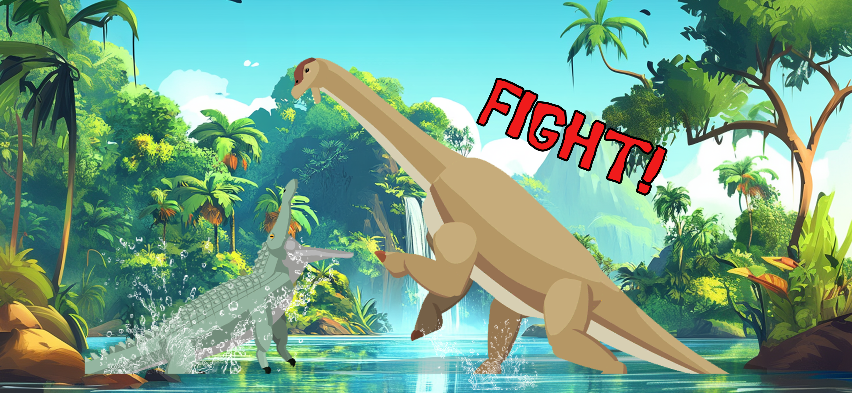 T-Rex Fights All Dinosaurs