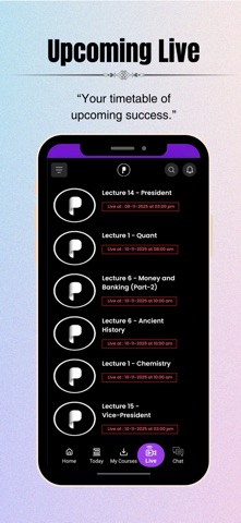Parcham Classes iPhone screenshot