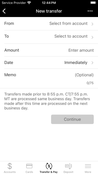 Pinnacle Bank Texas Screenshot