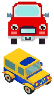 cars logo pixel art iphone screenshot 1