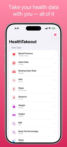 HealthTakeout Screenshot 1 of 3