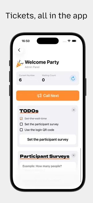 Digital Ticket-Check in & Call screenshot 2