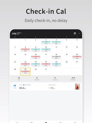 WeightDiary - Track better you iPad screenshot 3
