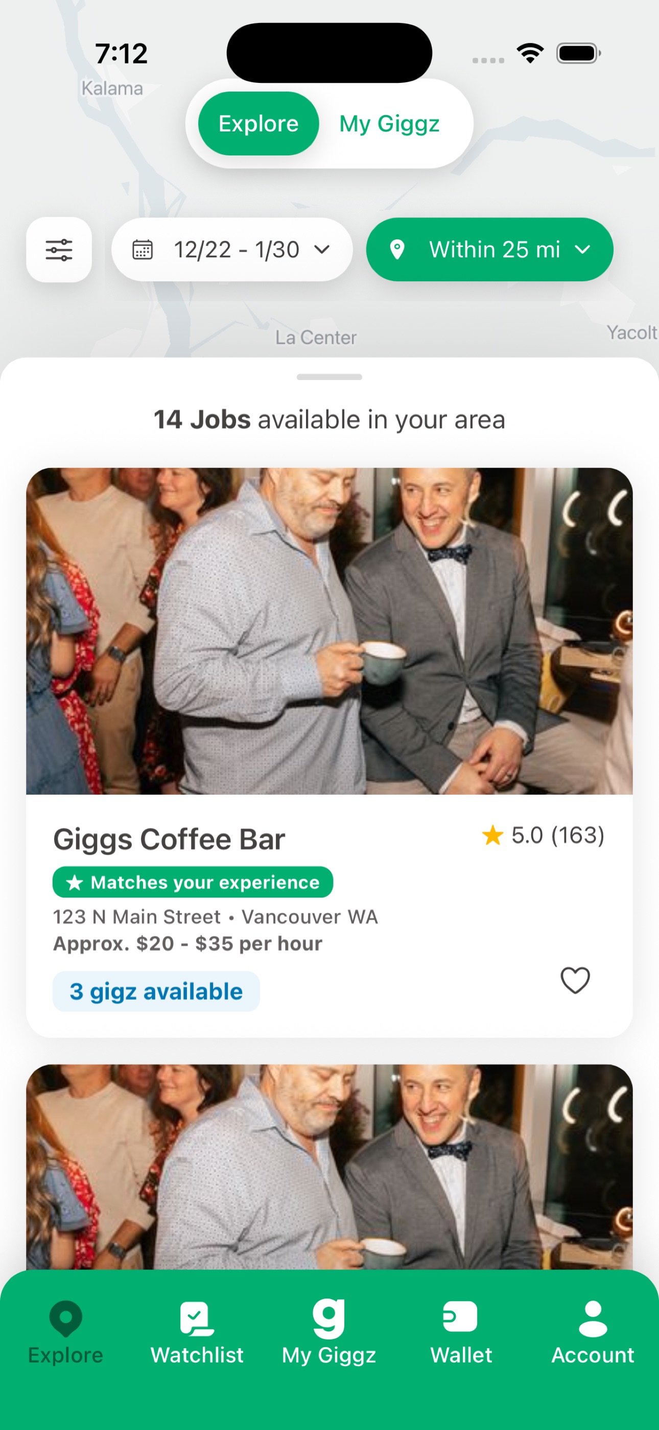 Screenshot 1 of Giggz: Restaurant Shifts