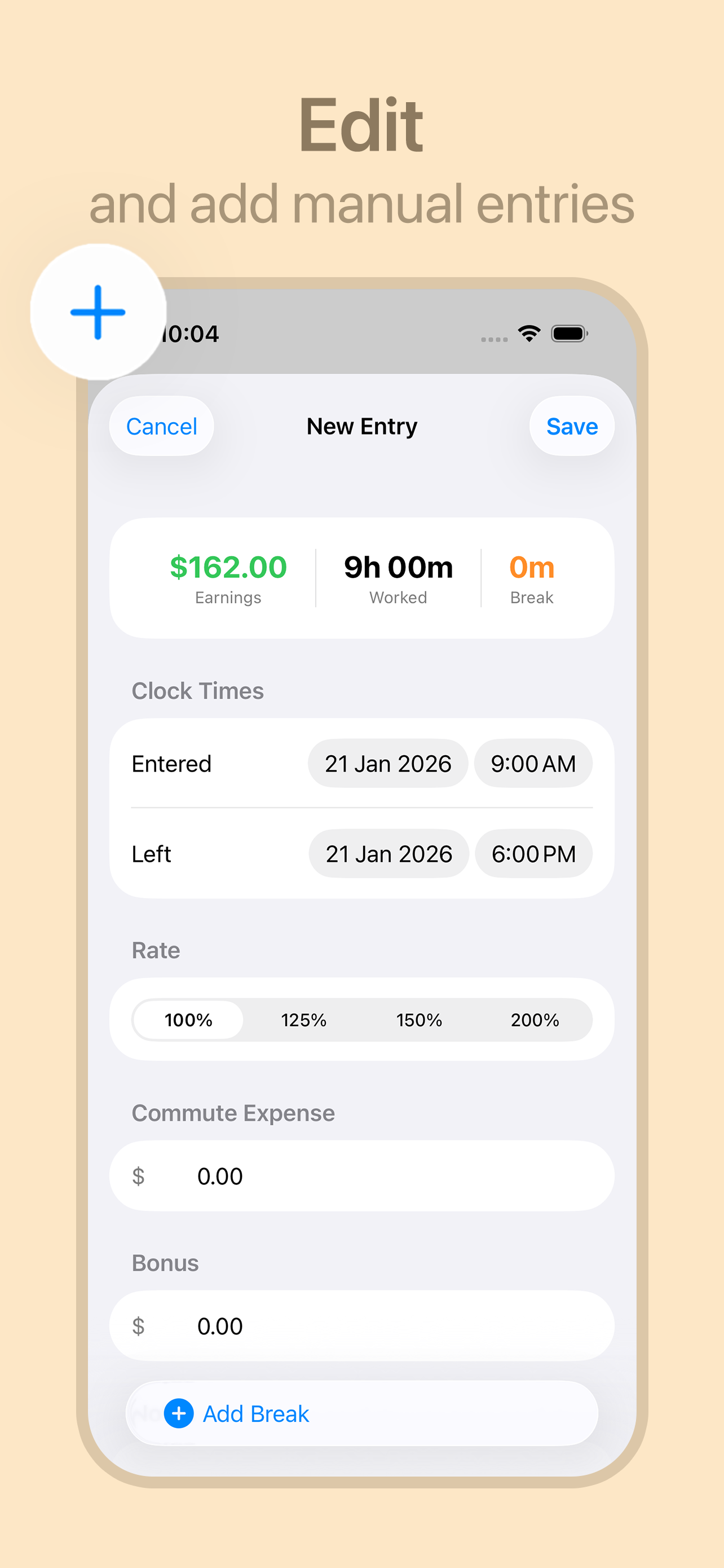 Hours Tracker: Time and Pay screenshot 5