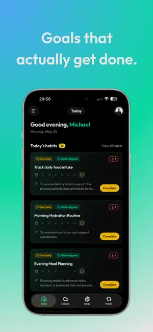 Goalite screenshot 1