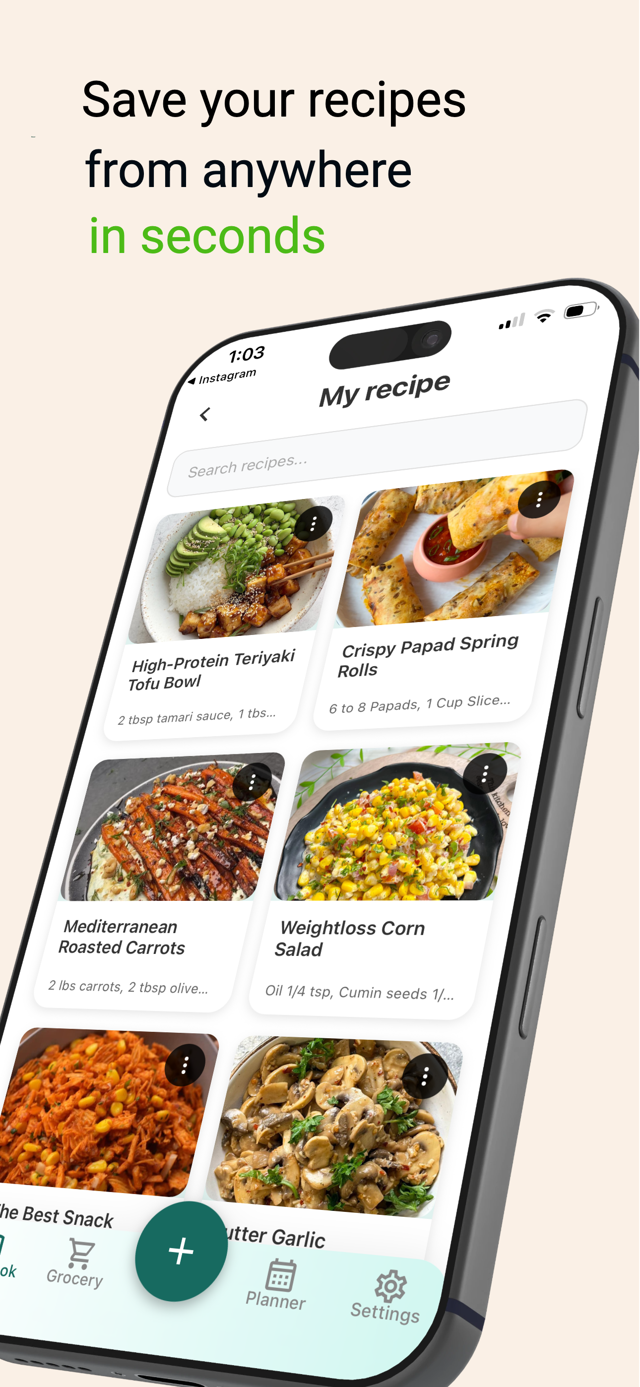 EzyCooking: Recipe Saver