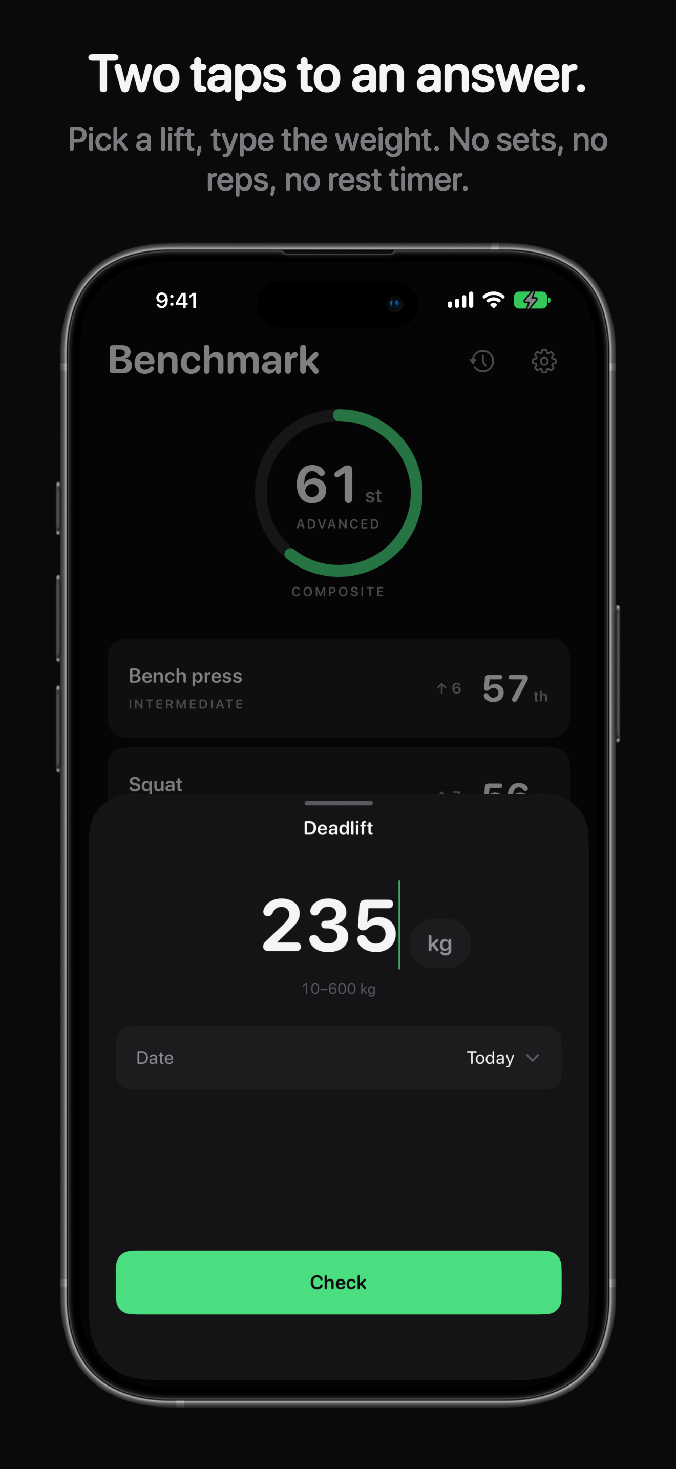 Benchmark – Strength Standards screenshot 6