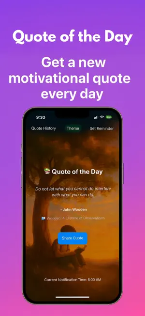 DailyQuoteReminder screenshot 2