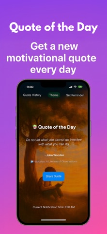 DailyQuoteReminder Screenshot 2 of 8